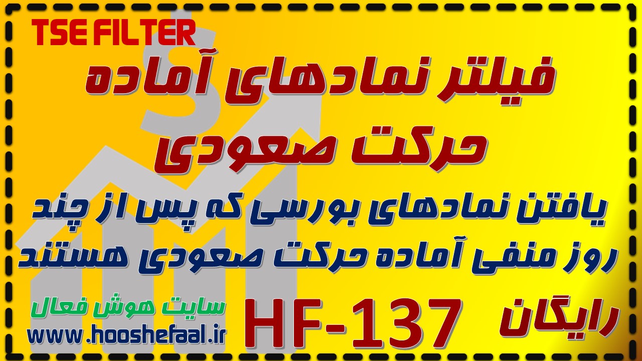 فیلتر یافتن سهم هایی که با چند روز کاهش آماده حرکت صعودی هستند HF-137