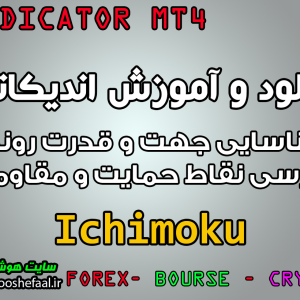 دانلود و آموزش اندیکاتور Ichimoku برای شناسایی جهت و قدرت روند و بررسی نقاط حمایت و مقاومت مخصوص متاتریدر 4