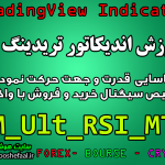 آموزش اندیکاتور CM_Ult_RSI_MTF برای شناسایی قدرت و جهت حرکت نمودار و تشخیص سیگنال خرید و فروش با واگرایی مخصوص تریدینگ‌ویو