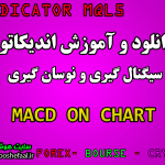 دانلود و آموزش اندیکاتور MACD ON CHART اندیکاتور بورس و فارکس