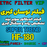 فیلتر اندیکاتور سوپر ترند به همراه حمایت و مقاومت SuperTrend فیلتر HF-180