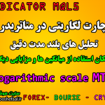 چارت لگاریتمی برای متاتریدر با اندیکاتور لگاریتم logarithmic scale اسکیل مخصوص تحلیل های دقیق در متاتریدر پنج