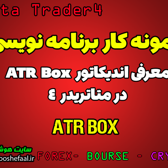 ویدئو معرفی اندیکاتور ATR Box برای متاتریدر4