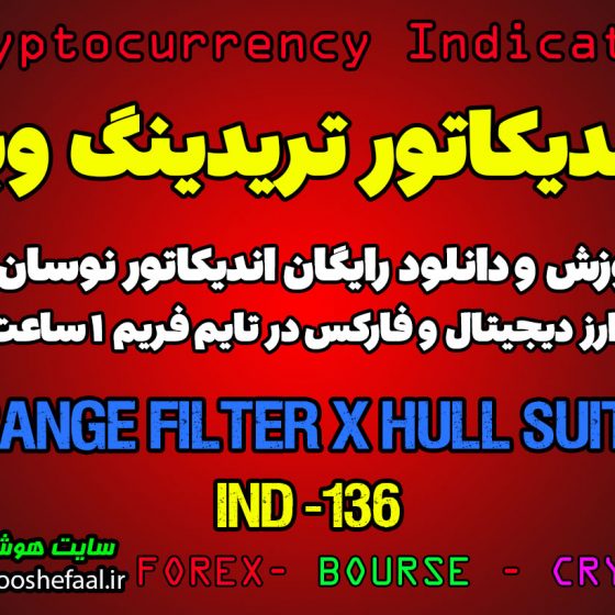 دانلود رایگان و آموزش اندیکاتور نوسان گیری Range Filter x Hull Suite برای ارز دیجیتال و فارکس در تریدینگ ویو تایم فریم 1 ساعت