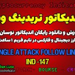 دانلود رایگان و آموزش اندیکاتور نوسان گیری Angle Attack Follow Line برای ارز دیجیتال و فارکس در تریدینگ ویو تایم فریم 1 ساعت