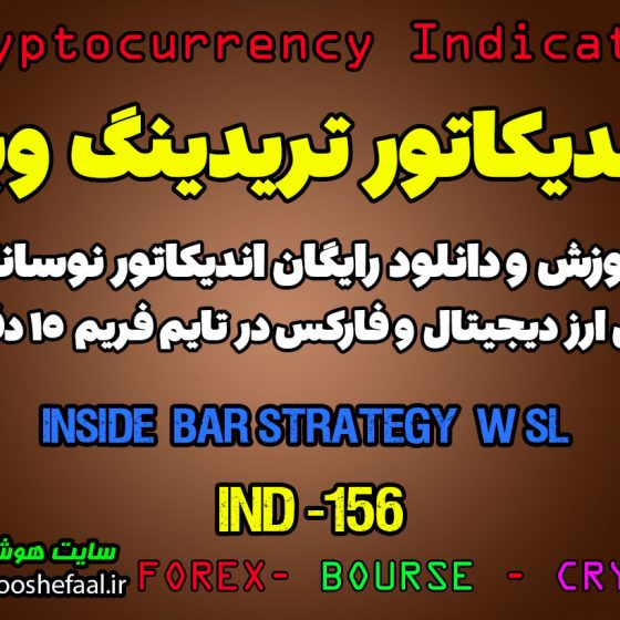 آموزش اندیکاتور نوسانگیر Inside Bar Strategy W/SL برای ارز دیجیتال در تریدینگ ویو تایم فریم 15 دقیقه