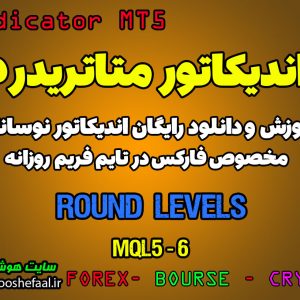 اندیکاتور Round Levels مخصوص فارکس در متاتریدر 5 تایم فریم روزانه