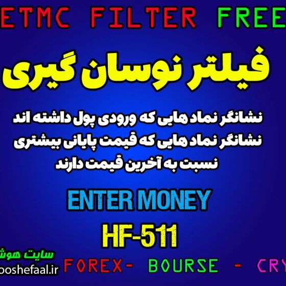 فیلتر نوسانگیری نمادهای با ورود پول و قیمت پایانی بالا مخصوص بورس ایران tsetmc