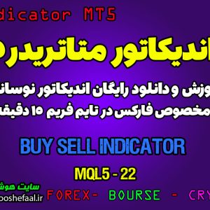 اندیکاتور  Buy Sell مخصوص فارکس در متاتریدر 5 تایم فریم 15 دقیقه