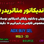 آموزش و دانلود رایگان اندیکاتور ADX Buy Sell مخصوص فارکس در متاتریدر 5