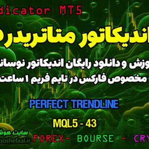 آموزش و دانلود رایگان اندیکاتور Perfect Trendline مخصوص فارکس در متاتریدر 5