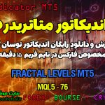 دانلود اندیکاتور Fractal Levels برای متاتریدر 5