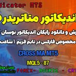 دانلود اندیکاتور میانگین متحرک Cross MA برای متاتریدر4 در فارکس