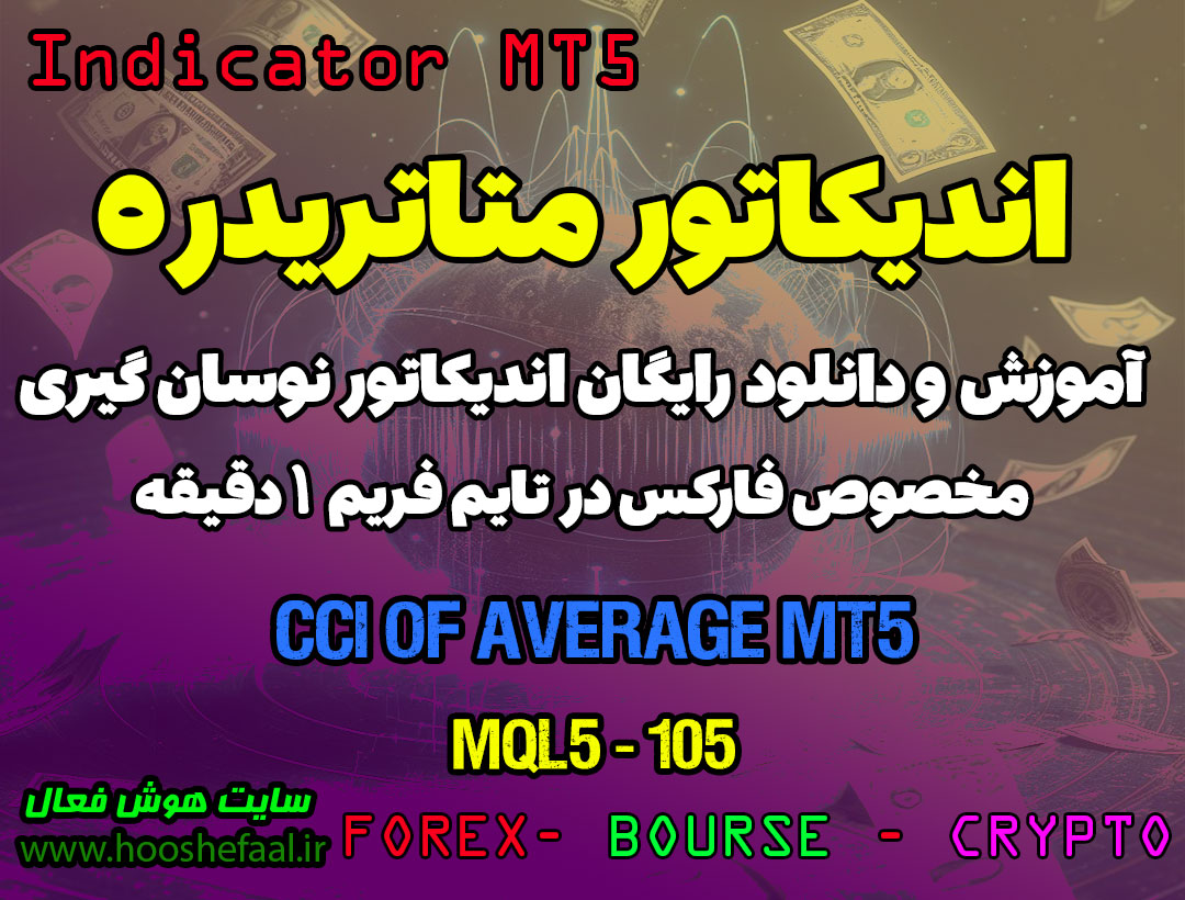 دانلود اندیکاتور CCI برای فارکس | CCI Of Average MT5