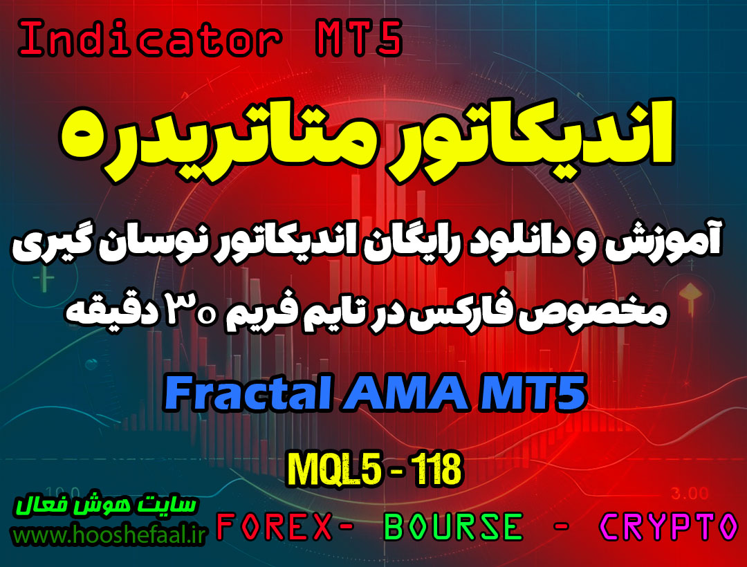 دانلود اندیکاتور Fractal AMA برای فارکس | Fractal Adaptive Moving Average MT5