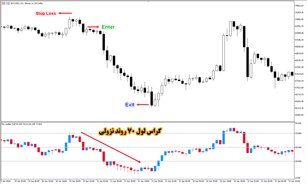 دانلود اندیکاتور RSI برای فارکس | RSI Candle MT5