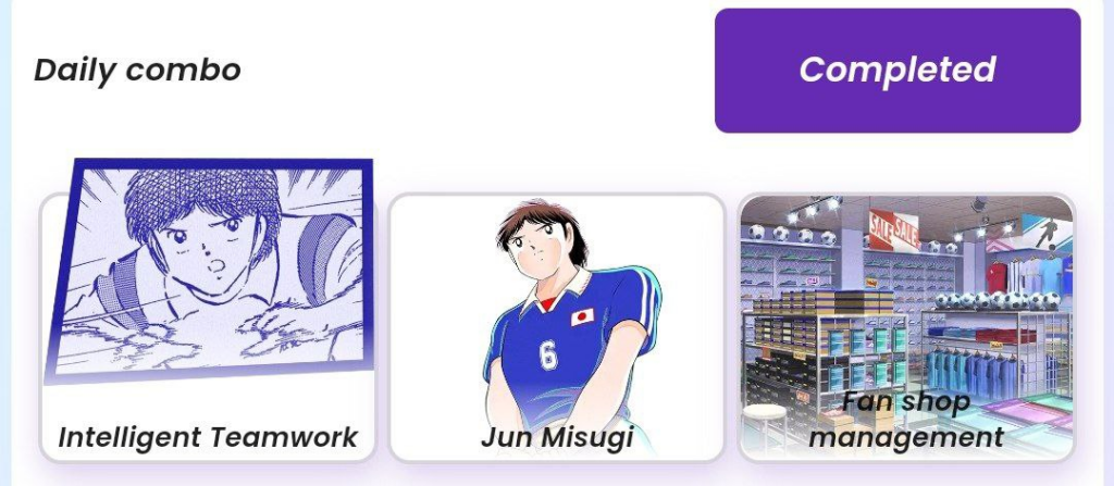 کمبو روزانه کاپیتان سوباسا و کارت کاپیتان سوباسا 14 مهر 1403 دیلی کمبو Captain Tsubasa تاریخ 5 اکتبر ۲۰۲۴