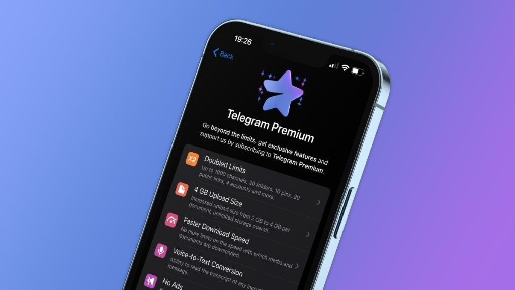 خرید اکانت تلگرام پرمیوم Telegram Premium