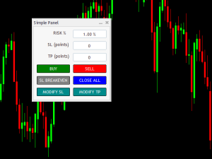 دانلود اکسپرت Order Panel در متاتریدر 5
