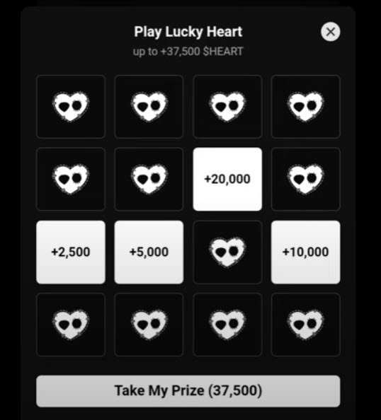 کارت روزانه لاکی هارت کد روزانه لاکی هارت 15 آبان 1403 دیلی کمبو ایردراپ Lucky Heart تاریخ 5 نوامبر 2024