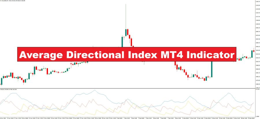 دانلود اندیکاتور جهت‌گیری میانگین Average Directinal Index ADX در متاتریدر4 - ابزاری برای شناسایی روند ها