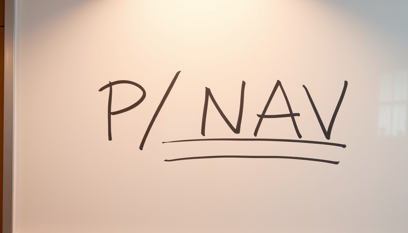 نسبت P/NAV در بازار بورس چیست؟ - مفهوم و نحوه استفاده از آن