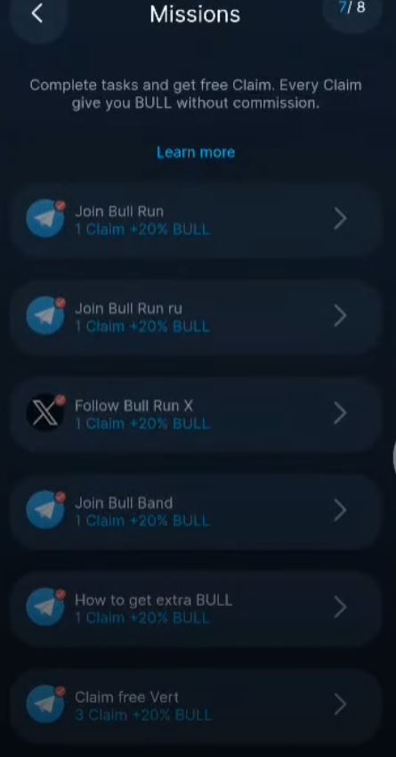 معرفی و آموزش ایردراپ بول ران Bull Run - کسب امتیاز و استخراج توکن