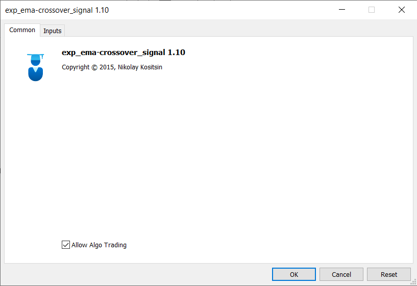دانلود اکسپرت معاملاتی Exp EMA Crossover Signal در متاتریدر 5